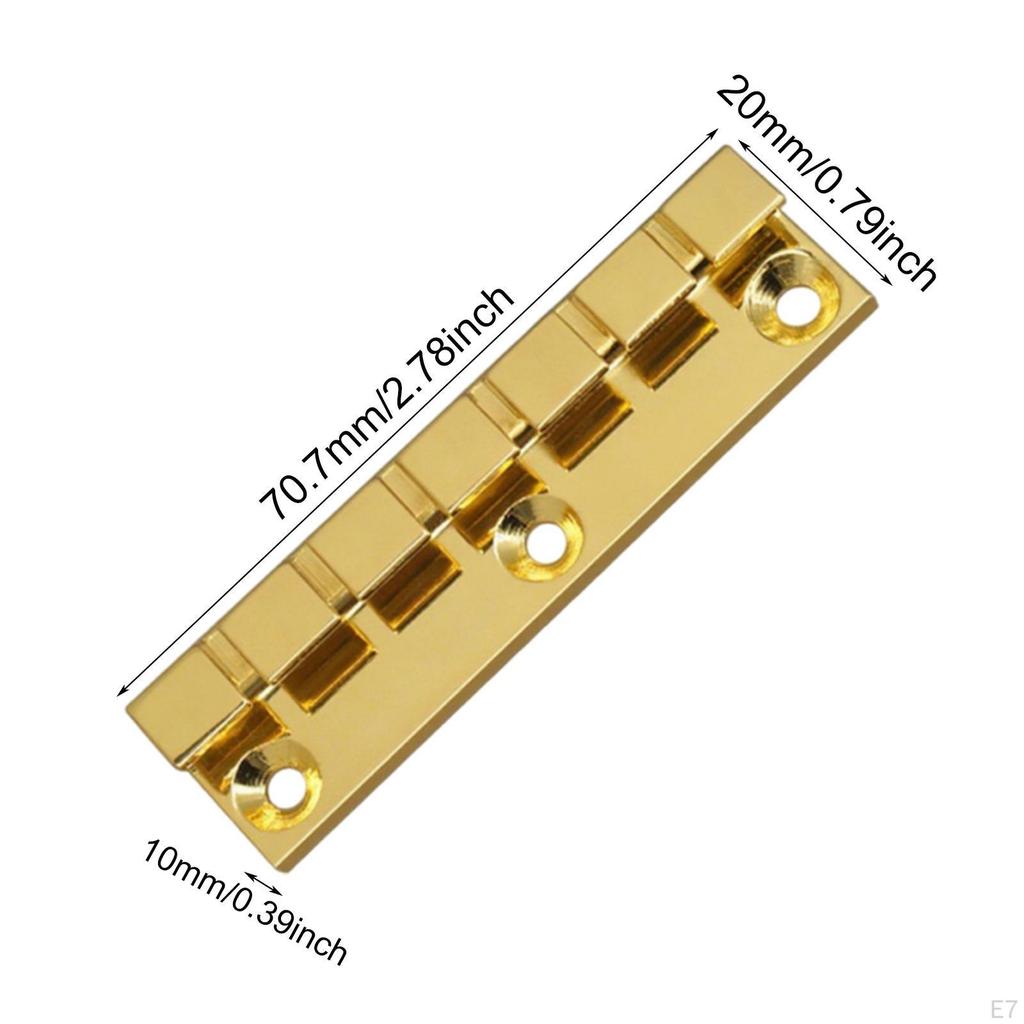 Alloy Guitar Bridge for Electric Harp Mounting Instrument Accessory String