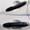 Bright Black Front Door Handles Cover Trim For Nissan Versa -2025
