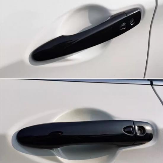 Bright Black Front Door Handles Cover Trim For Nissan Versa -2025