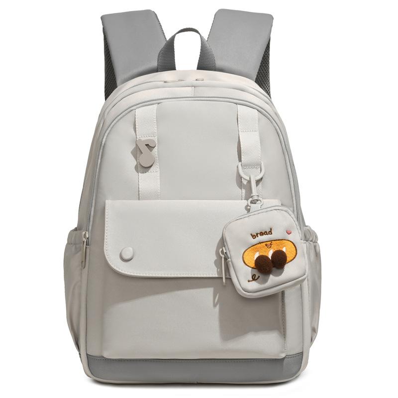 Schoolbag new casual schoolbag junior high school student high school student light commuter backpack women's high value large capacity outdoor