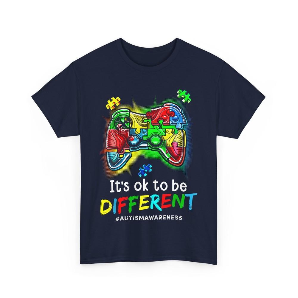 

Autism Awareness Men Kids Boys Autism Video Game Month T-Shirt 2XL