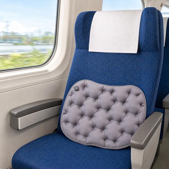 Portable Inflatable Seat Cushion Lightweight Stadium Seat Pad Travel Air Seat Cushion