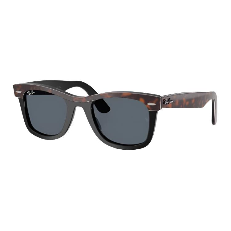 Ray-Ban Personalized Design Square Sunglasses Unisex sunglasses Tortoise Gradient-Gray 0RB2240F