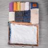 Transparent Vacuum Compression Bag Clothes Quilt Storage Bag Reusable Space Saving Vacuum Compression Bag Hand Pump Organiser