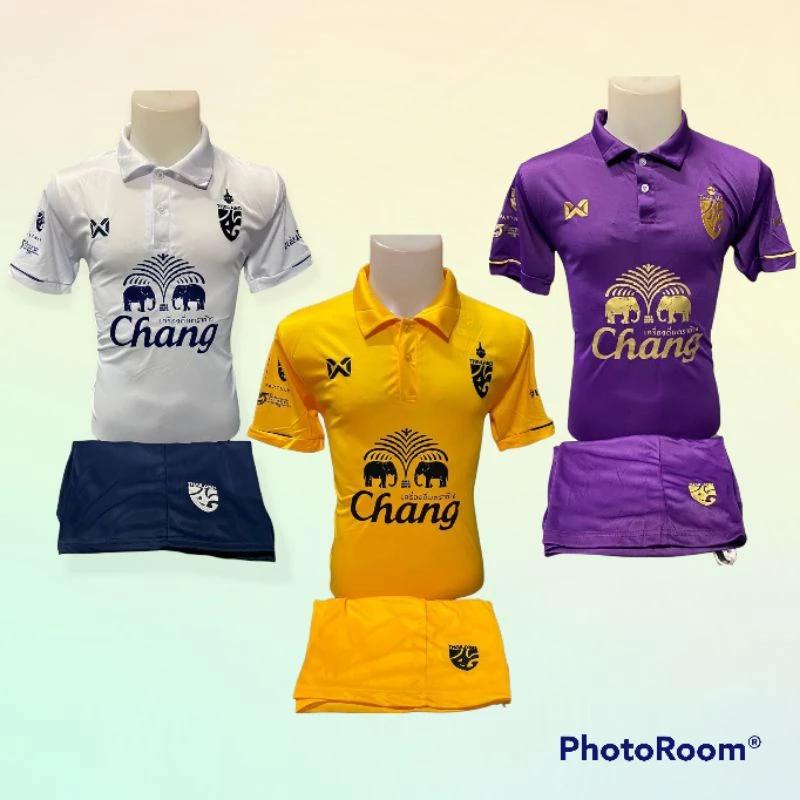 THAILAND Football Soccer Polo Vintage Shirt National Unisex Men Women Training JERSEY Print Quick Dry Short Sleeve Uniform Elephant Badge Logo