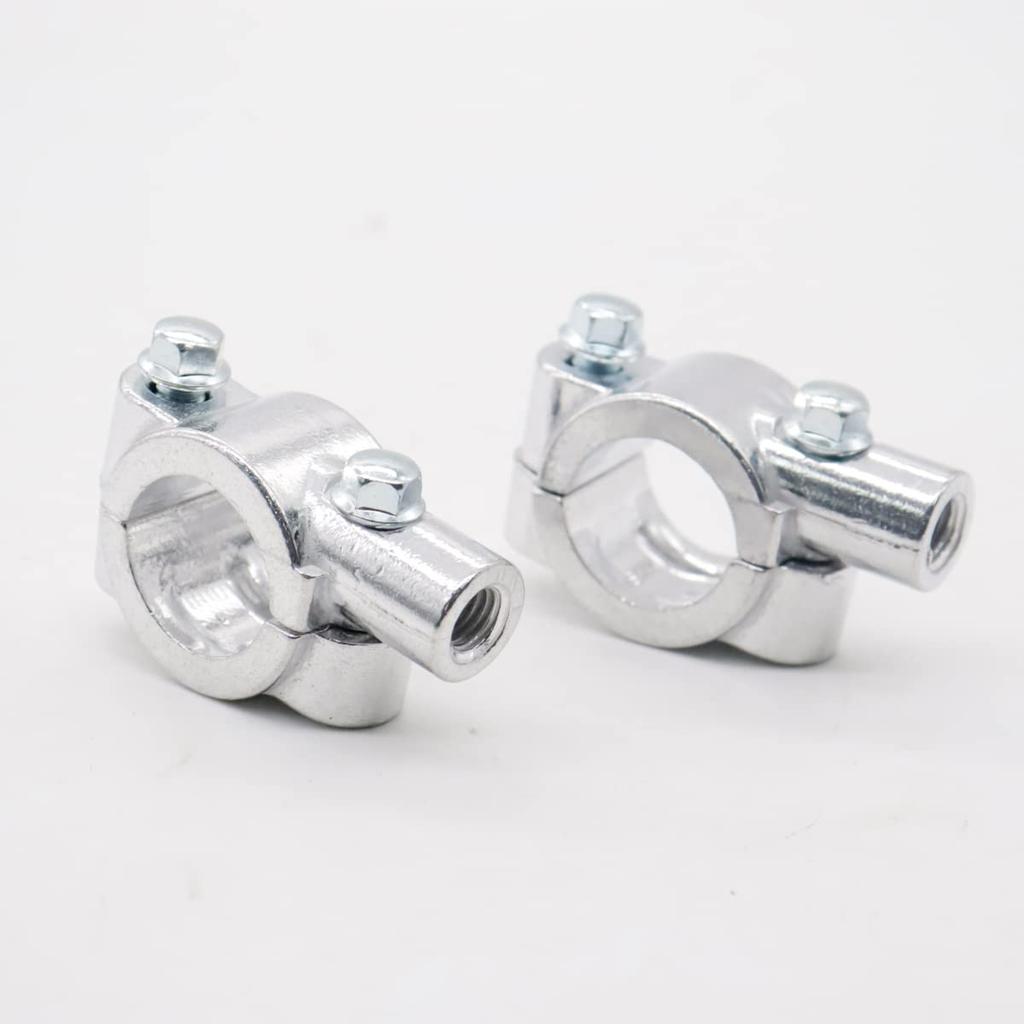 ZCJSZP Mount Bracket Clamp Mirror Mount Clamp Rear View Mirror Holder Motorcycle Bike Handlebar