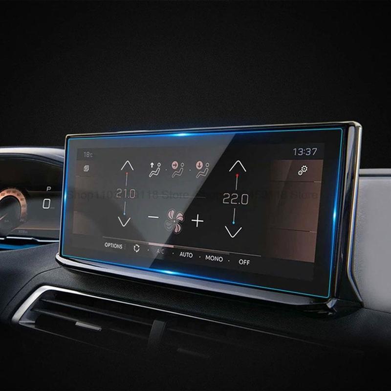 Tempered glass screen protector film For Peugeot 3008 5008    10inch car gps navigation anti-scratch