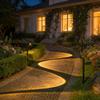 Solar Powered Solar Pathway Light Black Waterproof LED Spot Lights Line Free Landscape Atmosphere Lighting Garden Decor