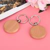 10PCS Beech Wood Key Chain Key   Keychains   Clothing Bag Decoration