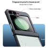XUNDD For Samsung Galaxy Z Flip6 5G Case TPU Frame Acrylic Phone Cover Built-In Tempered Glass Film