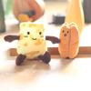 Cute Cute Pancake Fruit Pendant Plush Toy Doll Fried Dough Stick Bag Hanging Keychain Doll Doll