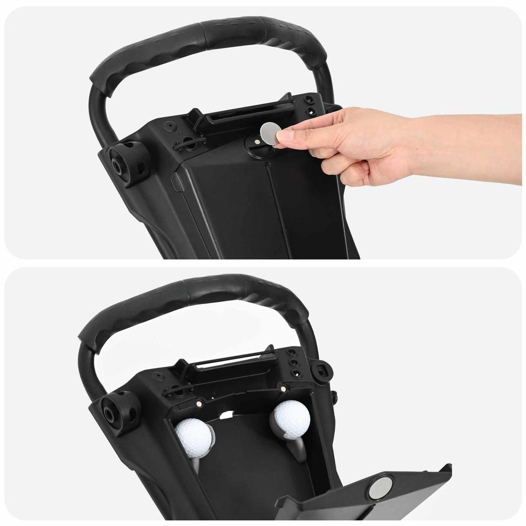 Golf Dolly Black 95 x 60 x 130 cm Iron