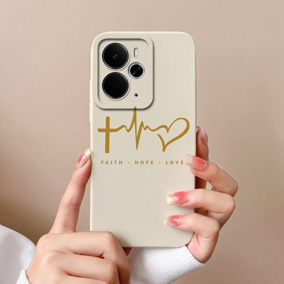 Trendy Floral Soft Silicone Case For Realme 14T 14 Pro Plus Lite 5G Protective Cover For Realme14T Realme14Pro Plus Lite Fundas