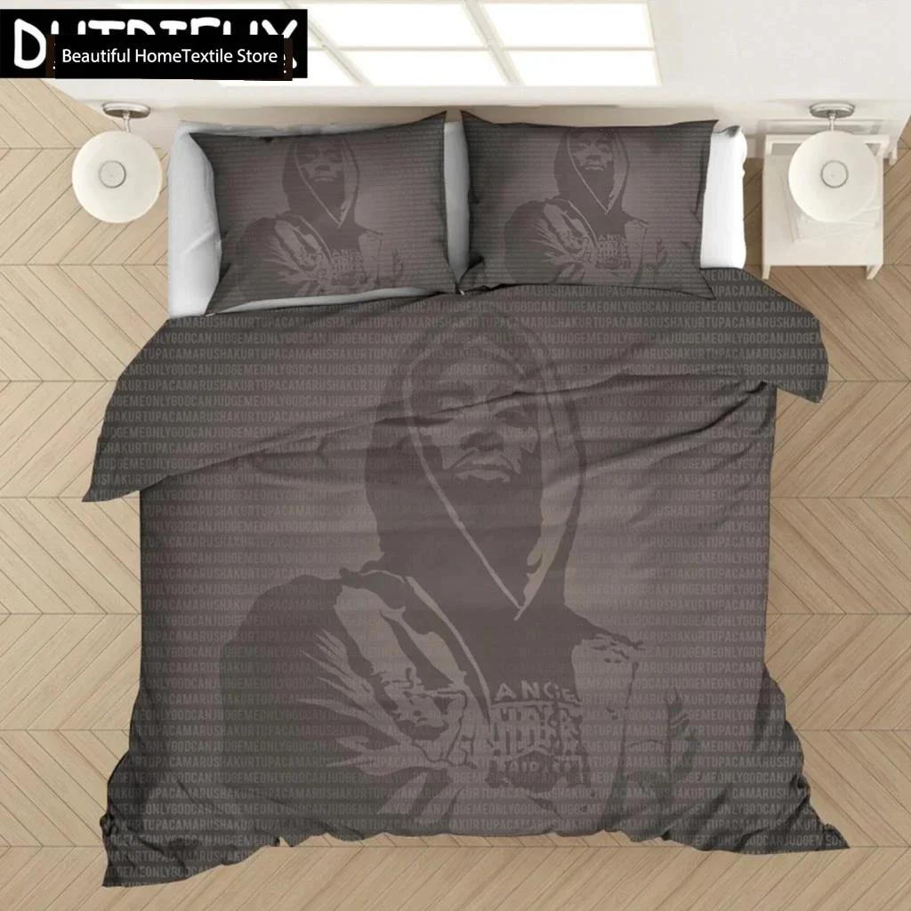 Rapper Tupac 2Pac 3D NEW Duvet Cover Pillowcase Bedding Set Adult Boy Girl Bedroom Decoration Children Single Double Large
