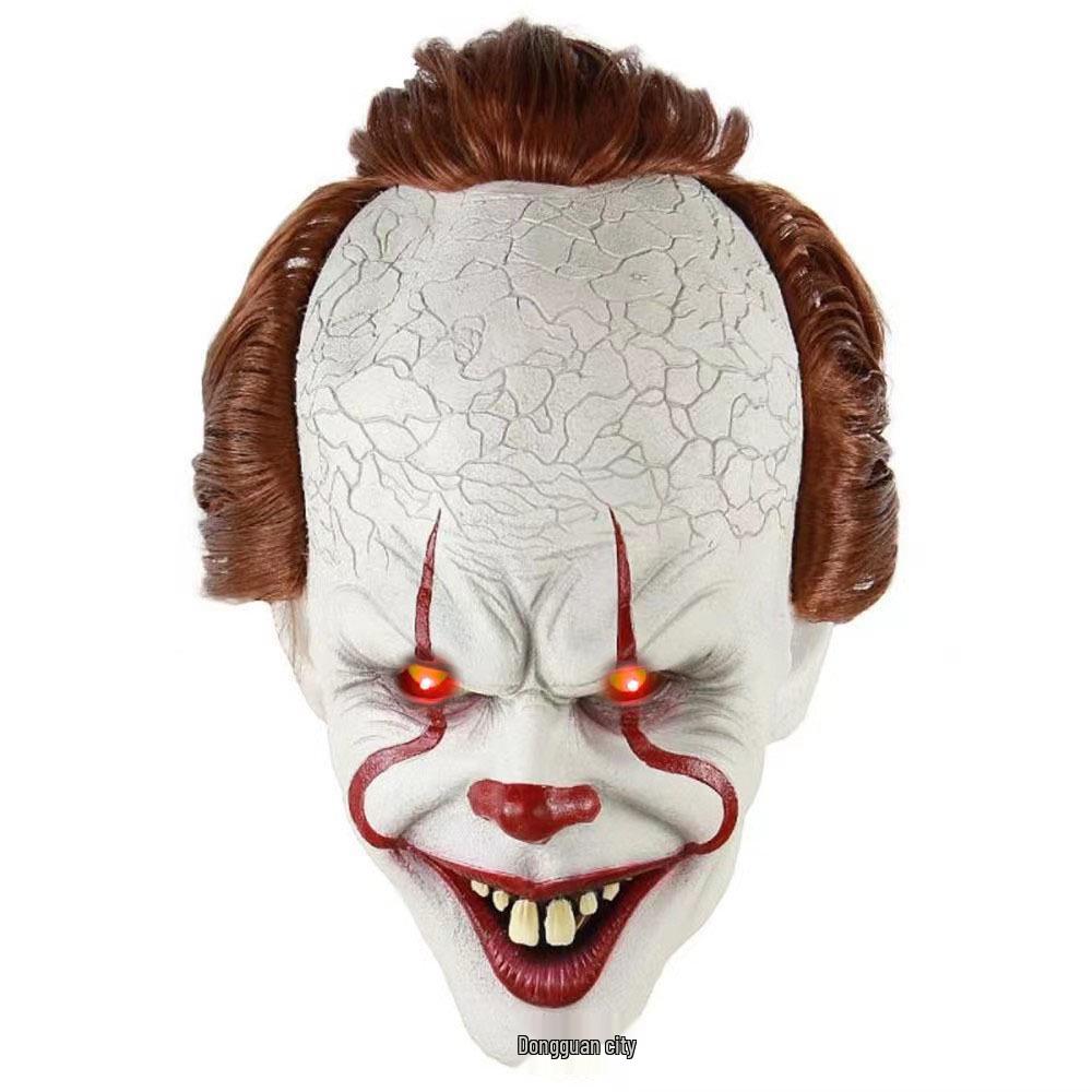 Maschera da Clown in Lattice Luminosa a LED - Edizione Horror di Halloween