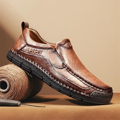 Hochwertige Herren Freizeit Leder Weiche Sohle Schuhe Bequem Große Größen 39-48 Business Klassisch Business Schuhe Flach Designer Loafer