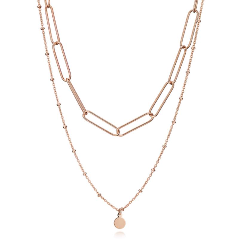 ELLE Jewelry Unique Layered Necklace ELBRNN091