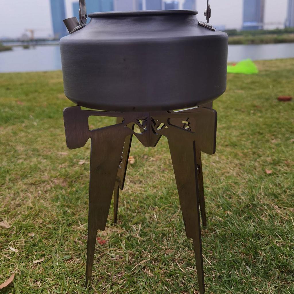Folding Camping Pot Support   Stand Trivet Stove Rack for Outdoor Camping Hiking Backpacking