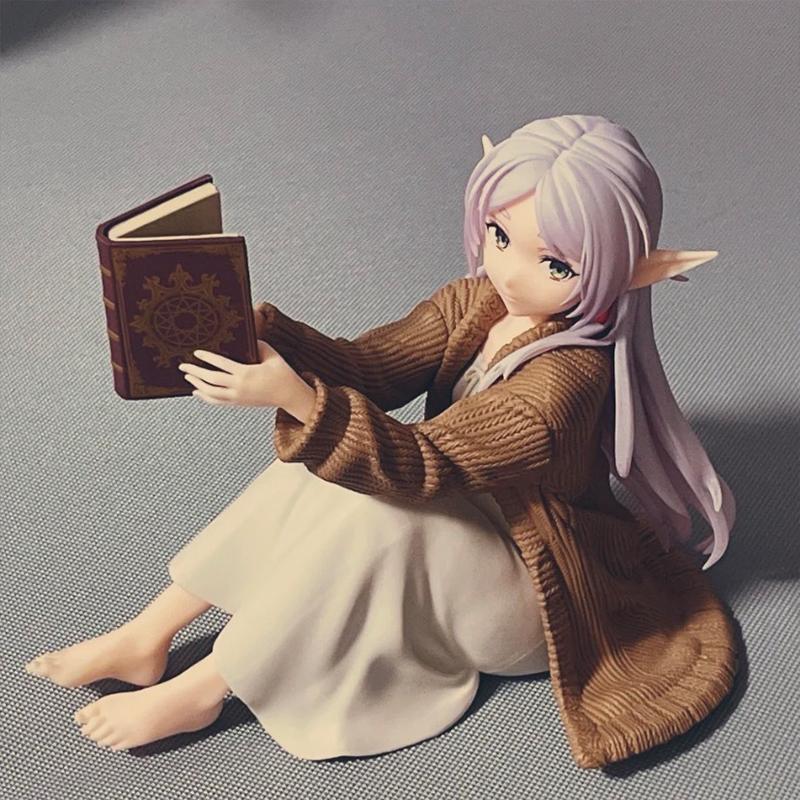 Frieren Beyond Journey End Anime Figure Desktop Cute night-suit Action Figurine Model Doll Toy s no Poseable Articulated Scale Detailed Movable 3