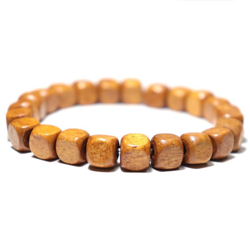 Noter Handmade Coconut Husk Wooden Bracelet For Men Yoga Meditation Healing Braslet Prayer Buddha Beads Strand Braclet Pulseria