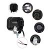Universal 40W LED Work Light for Cars 6000LM Bright Spotlight with 4 Light Beads Energy Saving Amber Cube Light