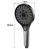 Fashion Large Panel Shower Head High Pressure Handheld Water-saving Sprinkler 3 Modes Adjustable Multi-function Shower Sprayer