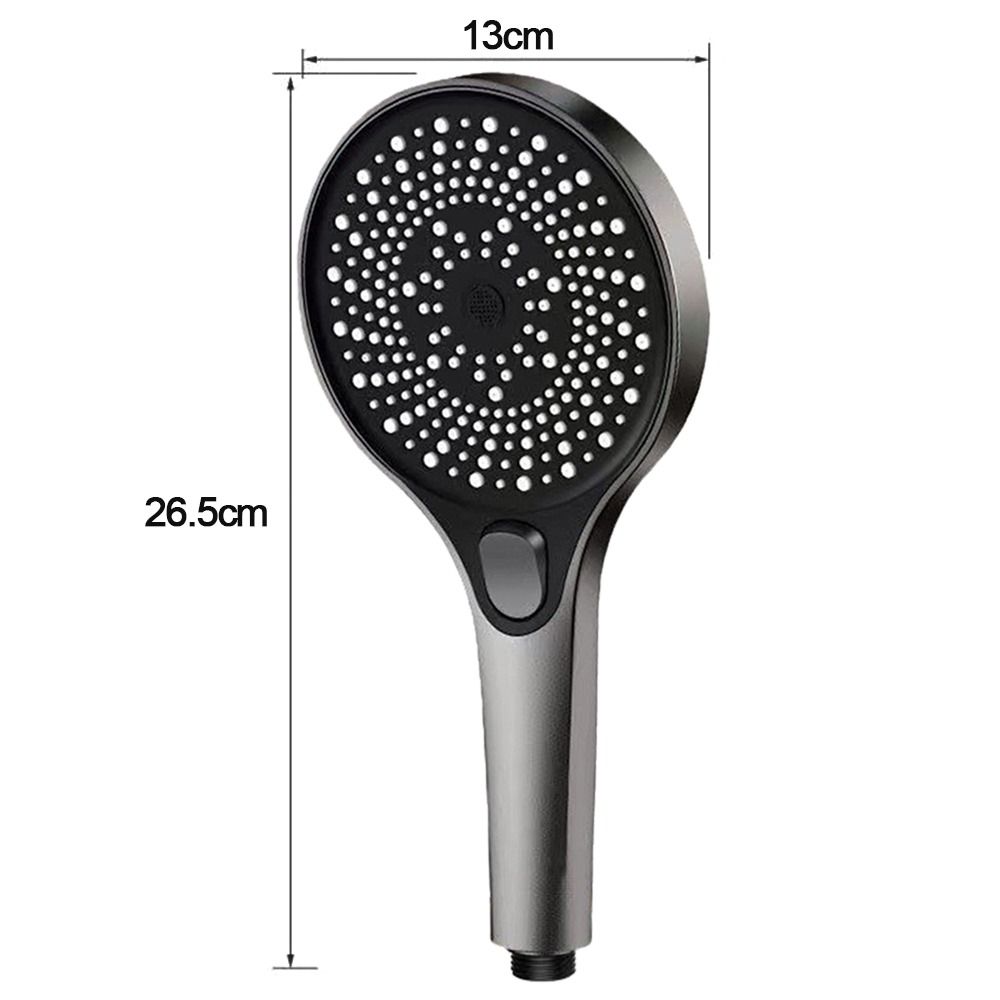 Fashion Large Panel Shower Head High Pressure Handheld Water-saving Sprinkler 3 Modes Adjustable Multi-function Shower Sprayer