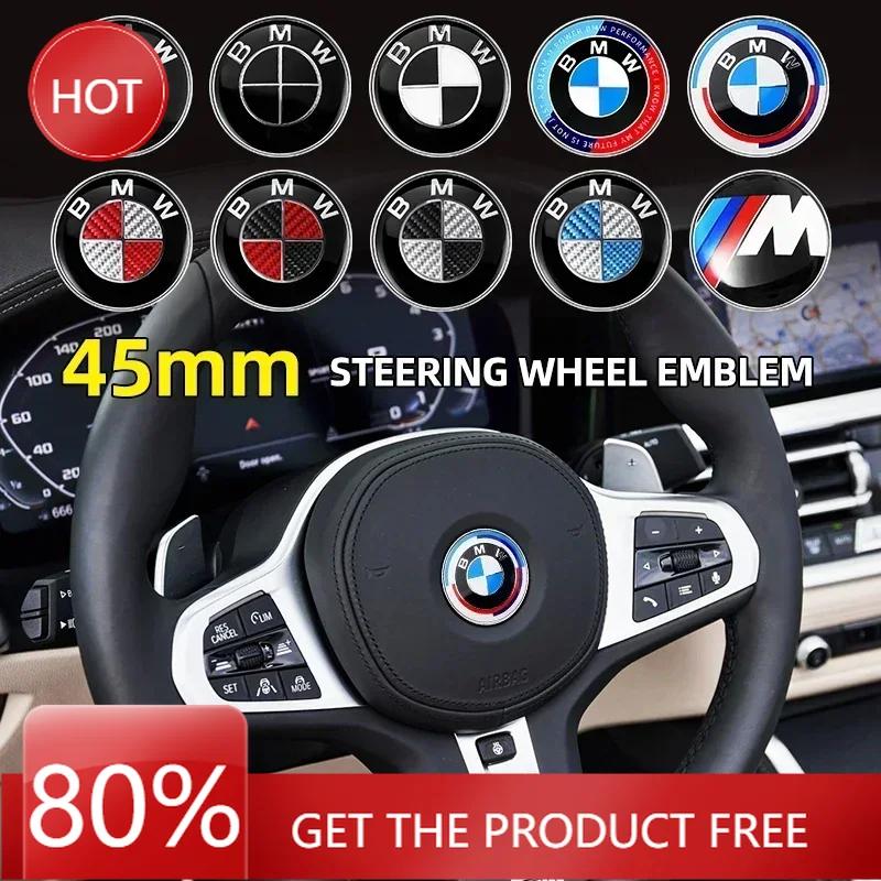 2025 Chaud 45mm Édition 50e Anniversaire Autocollant Emblème Badge Volant de Voiture pour BMW E36 E39 E87 E60 E46 E53 E90 F10 F20 F25 F