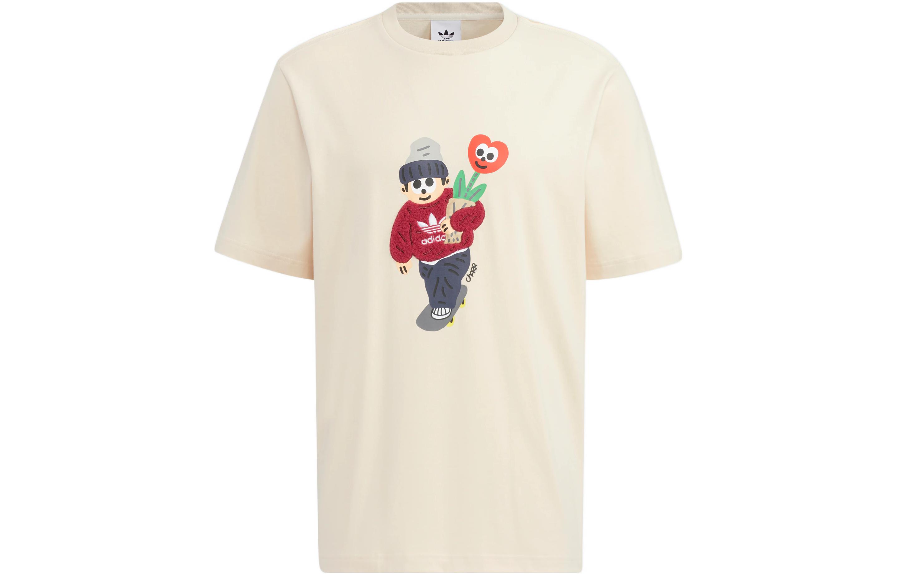 Adidas Originals x Charr Morita T Shirt Unisex Apricot HR3474 XXS