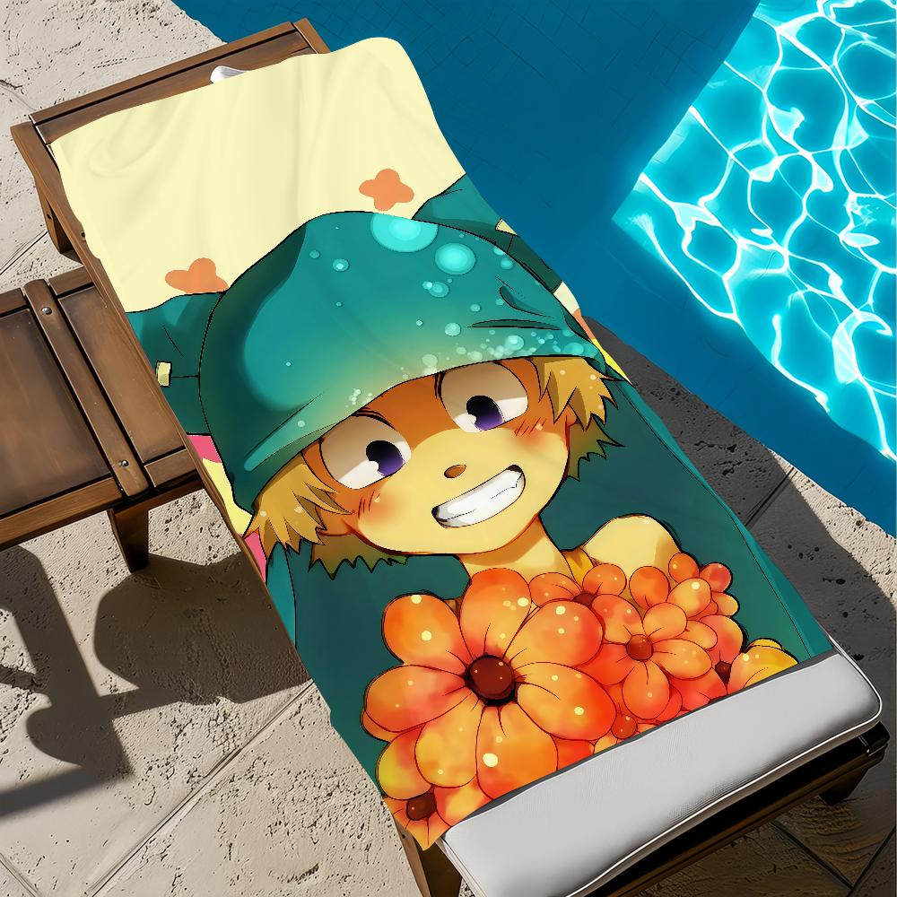 Game Cute Funny Art W-wakfu Vintage Towel Soft Beach Towels Trip Swim Pool Bathing Towel Gym Spa Home Decor Gift Holiday