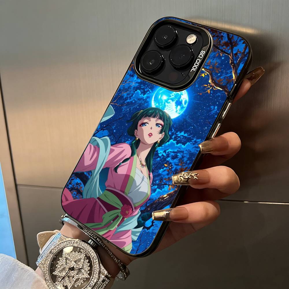 T-The Apothecary Diaries-Popular Anime Phone Case For IPhone171611 12 13 14 15 16 Pro Max Plus Cover Colored Silver Funda Bumber