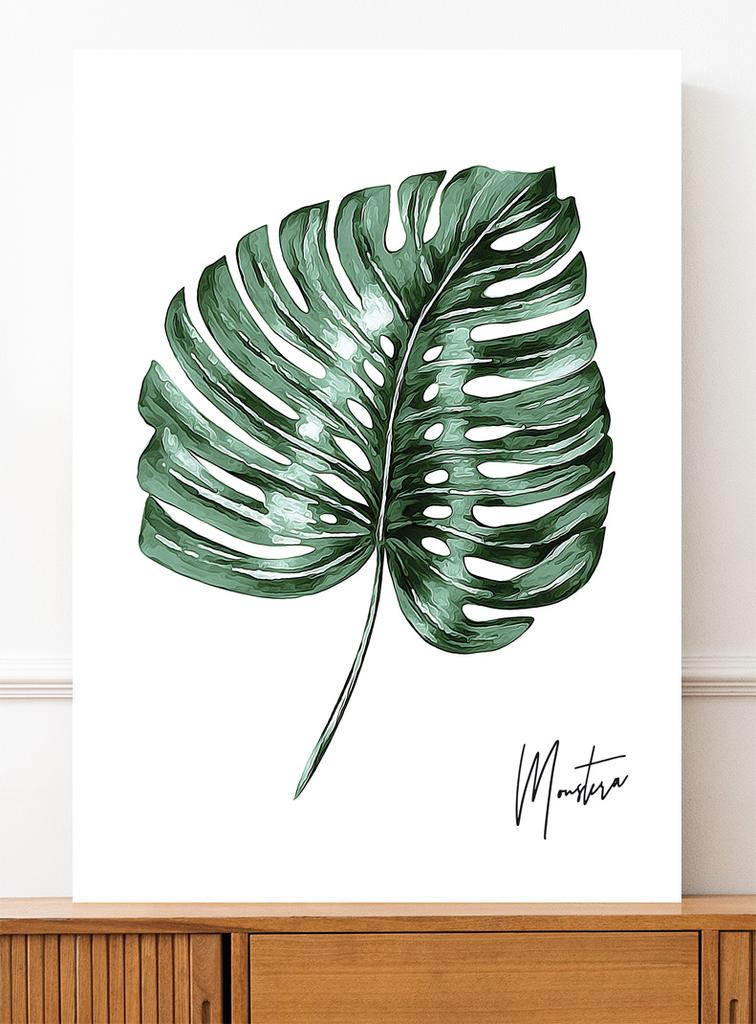 Monstera Poster Signed