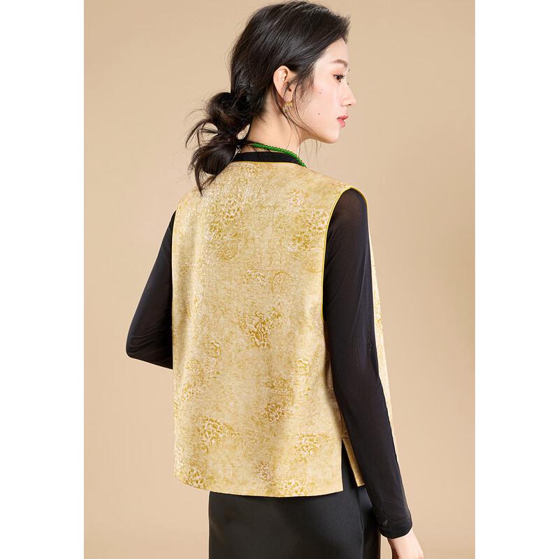 Women's New Chinese Style Embroidered Jacquard Vest