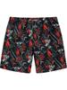 European And American Loose Casual Hawaiian Flower Shorts Men'S Summer Youth Floral Ice Silk Vacation Seaside Beach Pants