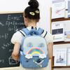 Kids Animal Pattern Soft Backpack With Load Reduction For School And Outings