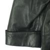 PINORECLUB Veste en cuir longue à manches longues double boutonnage 11 noir Hommes D'occasion