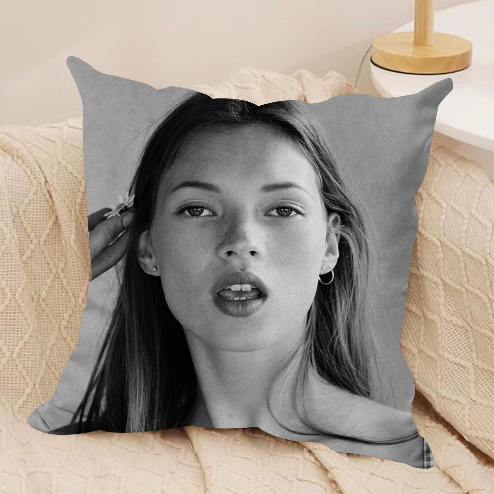K-Kate M-Moss Cushion Cover Soft Plush Double-Sided Printed Sofa Pillow Cushion Cover | Cozy All-Season Durable Decor Gift