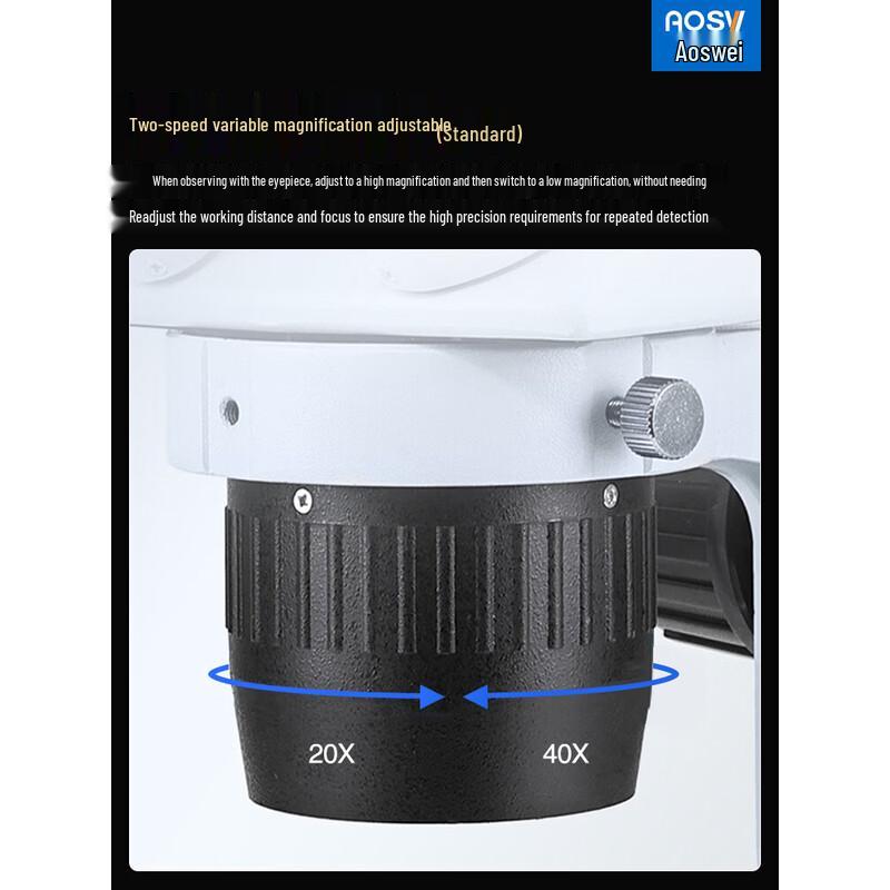 AOSVI Binocular Zoom Stereo Microscope