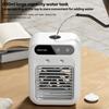Raffreddatore d'aria personale mini portatile, ventilatore mini raffreddatore d'aria, raffreddatore d'aria ricaricabile USB con display digitale, aria piccola e leggera