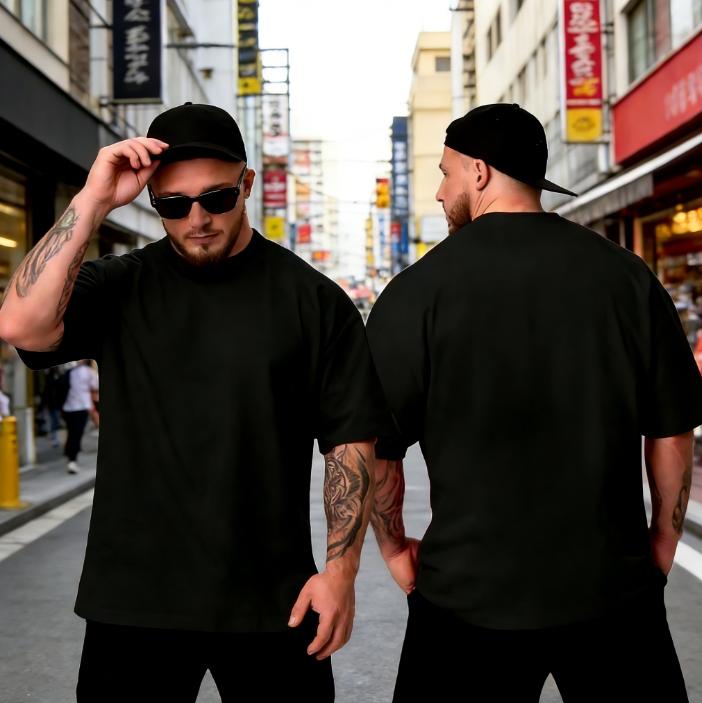 Black Plus Size Summer Tshirt Dragon Ball Anime Print Men Women Casual Parent Child Top Harajuku Style Y2K Street Fashion