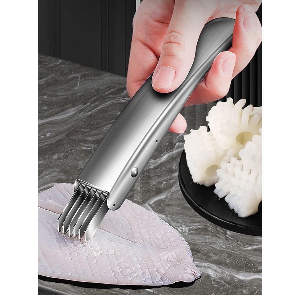 Curved Handle Design Green Onion Cutter 304 Stainless Steel Vegetable Shredder  Food Prep