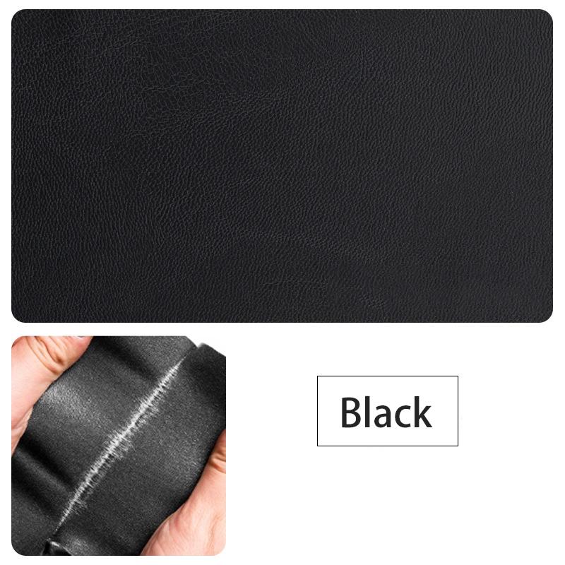 

Ультратонкая Прочная Самоклеящаяся Заплатка для Ремонта Кожи Профессиональное Исправление для Куртки Одежды Дивана Мебели Ремонт Дыр и Царапин Ткань 10 * 20cm чёрный