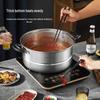 MAXCOOK Thickened Dual-use Soup Steamer Pot
