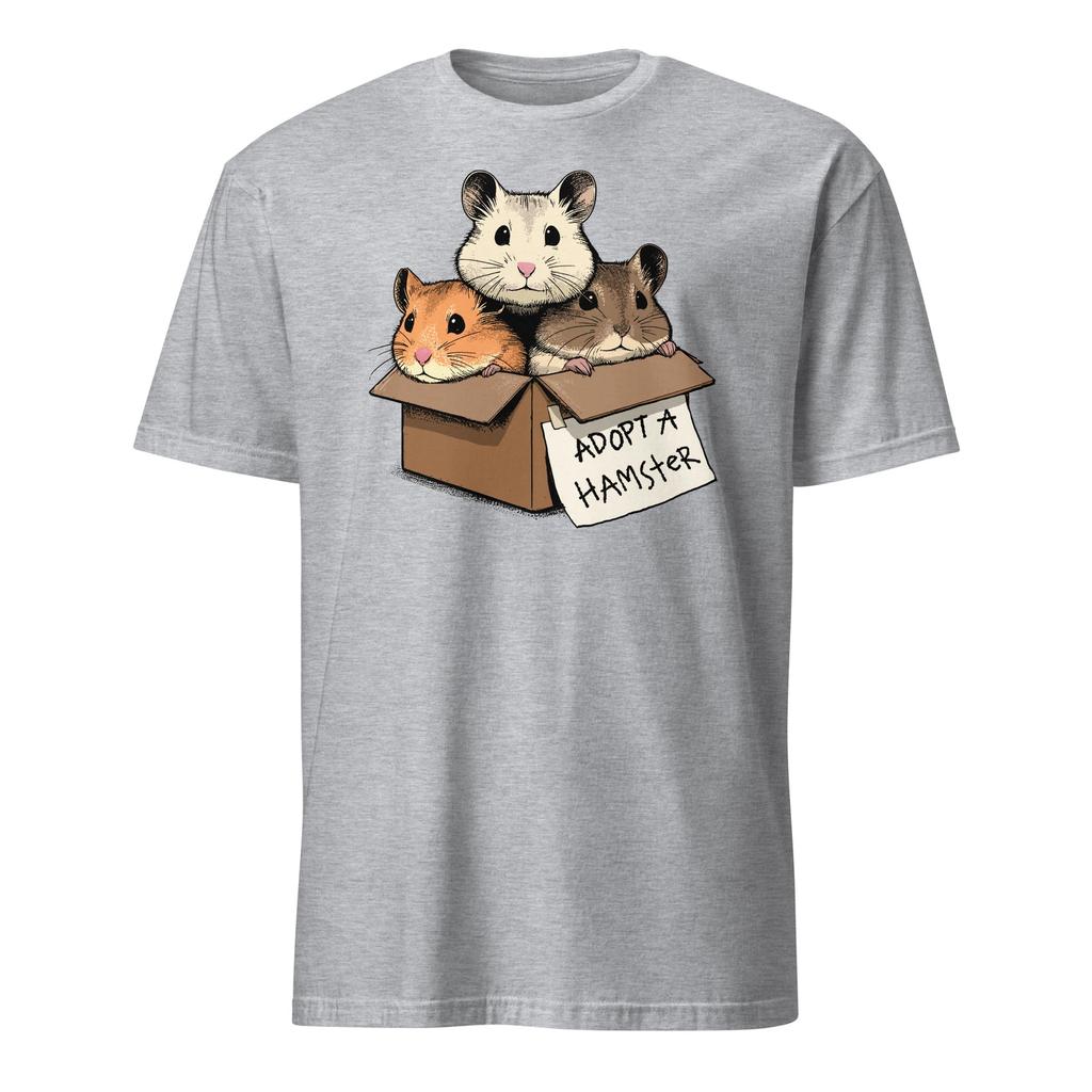 Adopt a Hamster Shirt Cute Little Animal Pet Hamster T-Shirt Size S-3XL Gift Tee