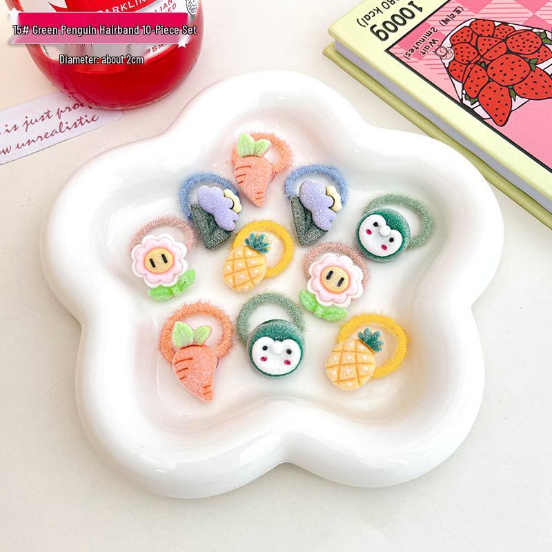Baby & Toddler Elastic Hair Ties - No Damage Hair Accessories for Infants & Little Girls