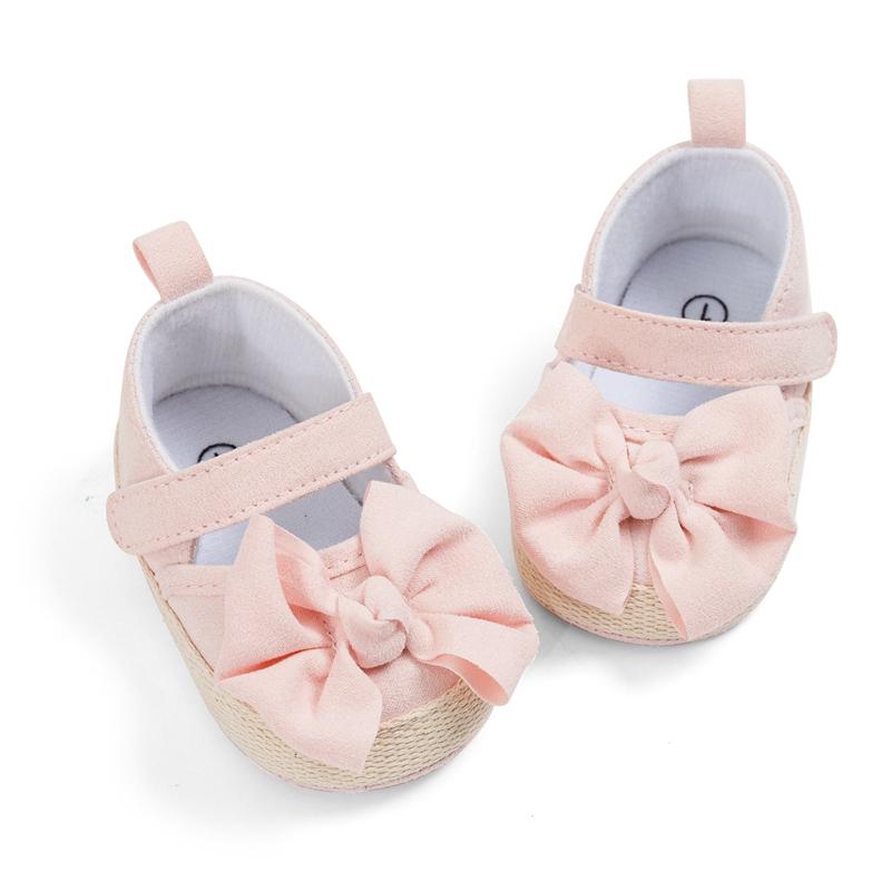Baby Girl Shoes Flowers Bow 0-1Years Infant Girls Cotton Shoes Soft Soled Non-slip Footwear Crib Shoes