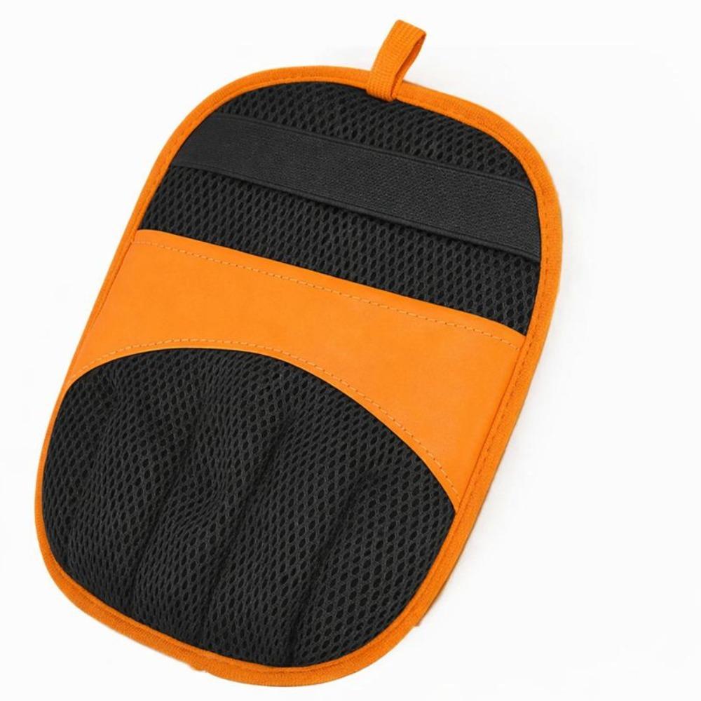 

Five-finger Partition Pet Hair Remover Glove Mesh Surface Electrostatic Gloves Furniture оранжевый