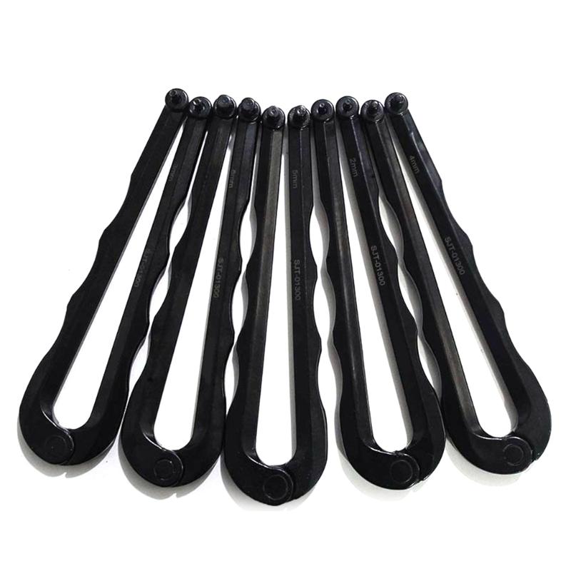 Adjustable Face Spanner Wrench Pin Pliers Suitable for Removing Round Nut Hand Tool Appliance Repair Black Finish Steel