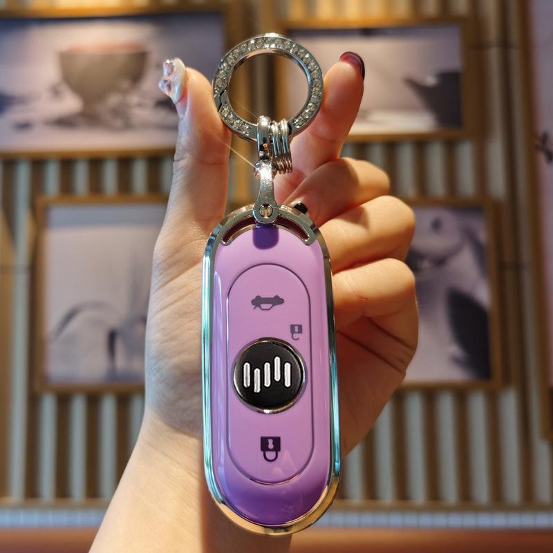 WM Car Key Case for E5/EX5/W6/EX6: Personalized, Anti-drop Protective Cover with Buckle