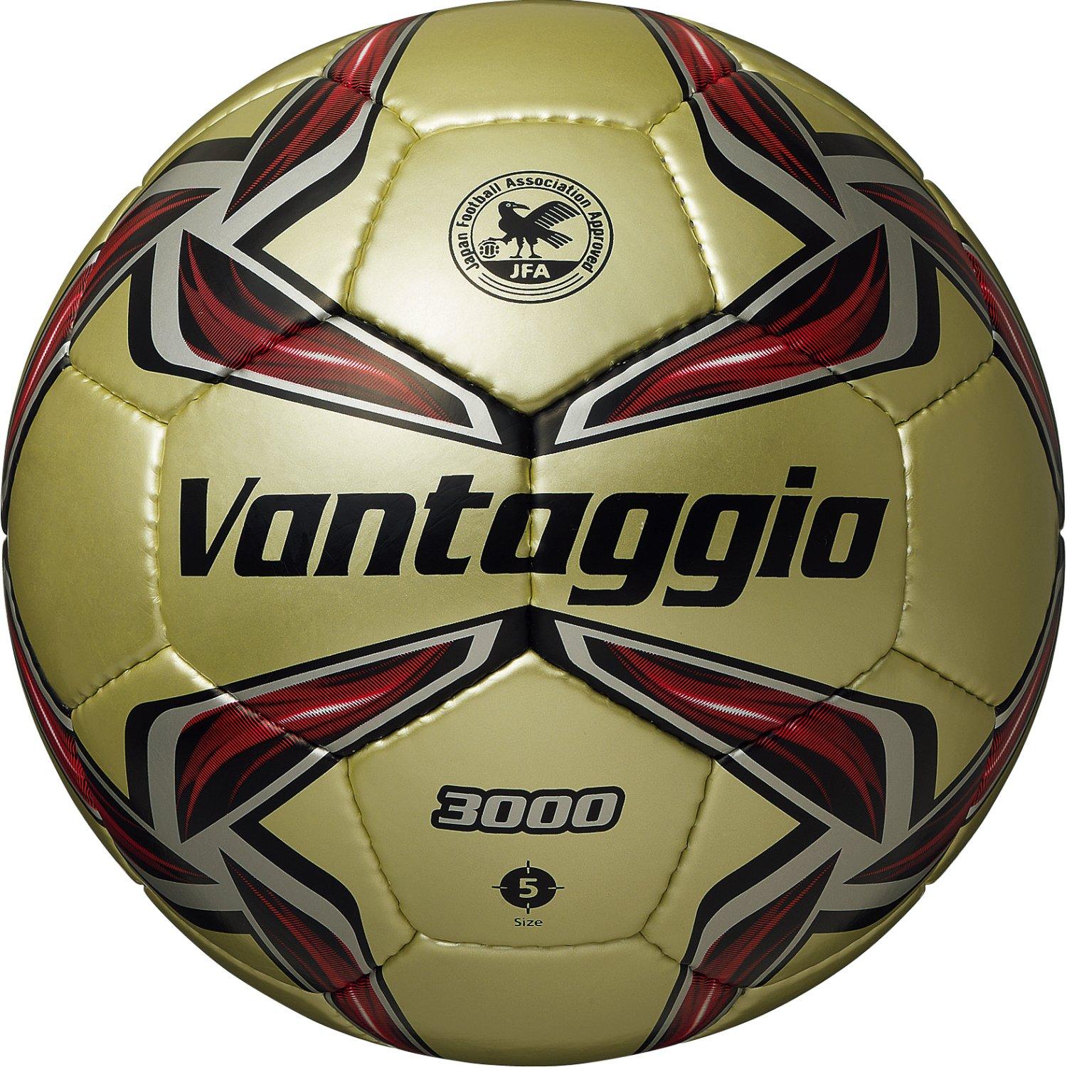 

расплавленный футбольный мяч Vantaggio 3000 5 Золотой x Красный Нет. F5V3000-ZR